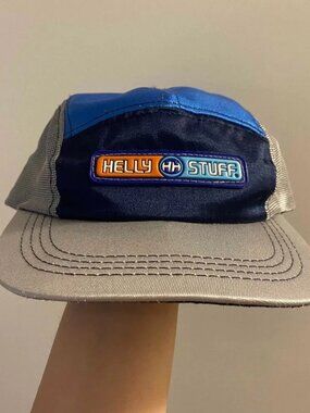 Vintage HELLY HANSEN 5-panel Cap Hat Polo MADE IN USA